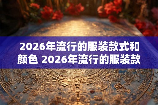 2026年流行的服装款式和颜色 2026年流行的服装款式和颜色是什么 2026年流行的服装款式和颜色 2026年流行的服装款式和颜色是什么