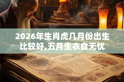 2026年生肖虎几月份出生比较好,五月生衣食无忧