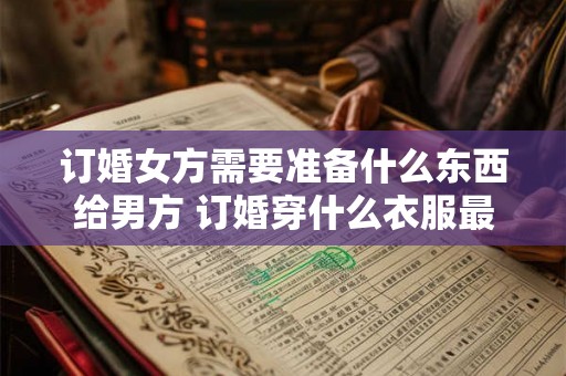 订婚女方需要准备什么东西给男方 订婚穿什么衣服最好