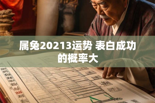 属兔20213运势 表白成功的概率大