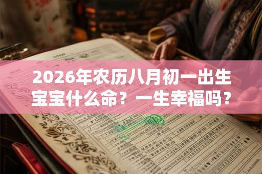 2026年农历八月初一出生宝宝什么命？一生幸福吗？