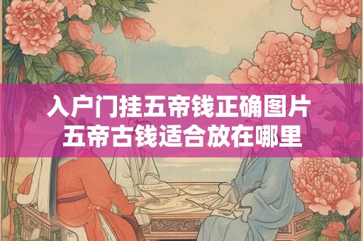 入户门挂五帝钱正确图片 五帝古钱适合放在哪里 入户门挂五帝钱正确图片 五帝古钱适合放在哪里