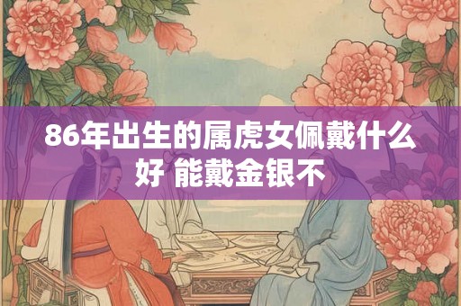 86年出生的属虎女佩戴什么好 能戴金银不