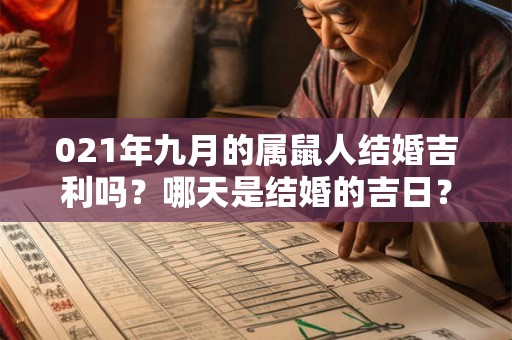 021年九月的属鼠人结婚吉利吗？哪天是结婚的吉日？
