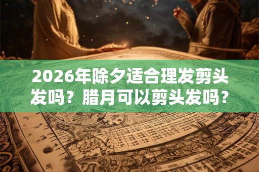 2026年除夕适合理发剪头发吗？腊月可以剪头发吗？