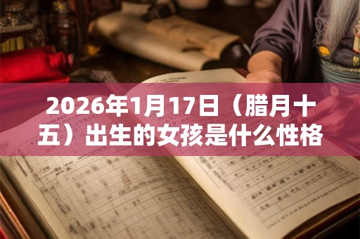 2026年1月17日（腊月十五）出生的女孩是什么性格命运
