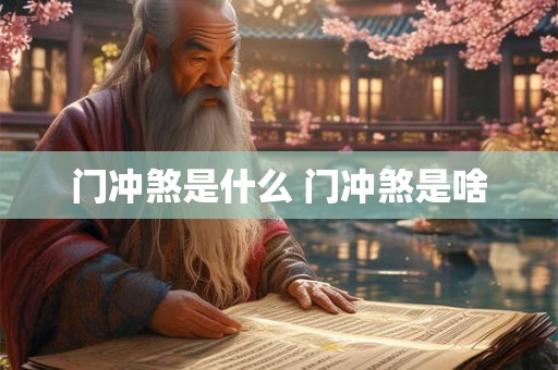 门冲煞是什么 门冲煞是啥