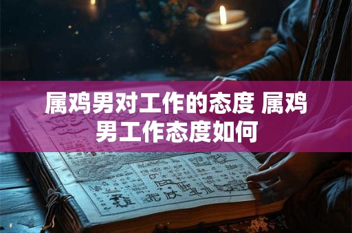 属鸡男对工作的态度 属鸡男工作态度如何