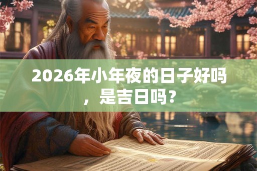 2026年小年夜的日子好吗，是吉日吗？