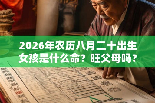 2026年农历八月二十出生女孩是什么命？旺父母吗？