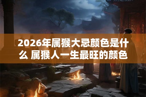 2026年属猴大忌颜色是什么 属猴人一生最旺的颜色