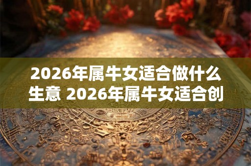 2026年属牛女适合做什么生意 2026年属牛女适合创业吗
