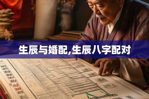 生辰与婚配,生辰八字配对