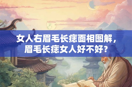 女人右眉毛长痣面相图解,眉毛长痣女人好不好? 女人右眉毛长痣面相图解,眉毛长痣女人好不好?