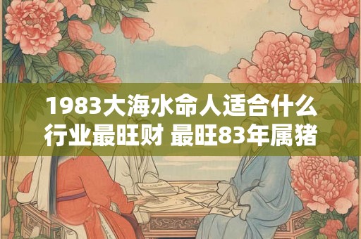 1983大海水命人适合什么行业最旺财 最旺83年属猪人的行业领域