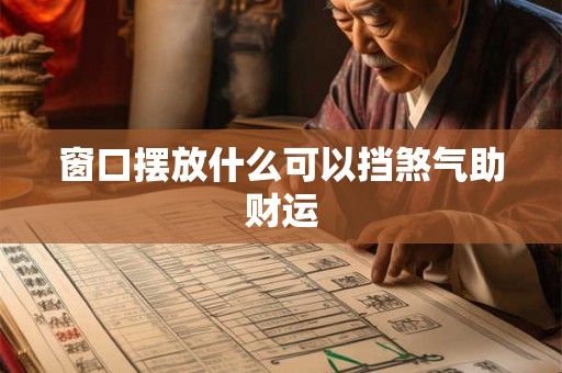 窗口摆放什么可以挡煞气助财运