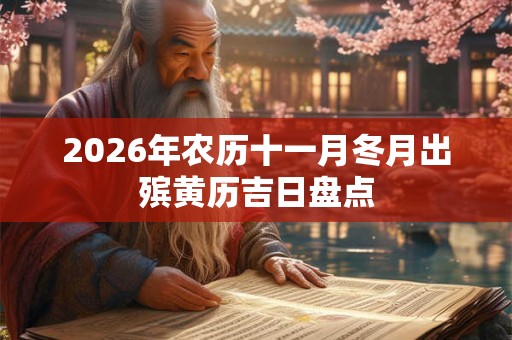 2026年农历十一月冬月出殡黄历吉日盘点