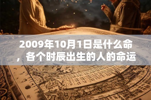 2009年10月1日是什么命，各个时辰出生的人的命运