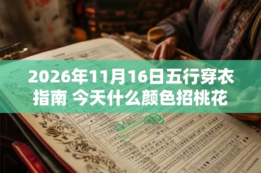 2026年11月16日五行穿衣指南 今天什么颜色招桃花