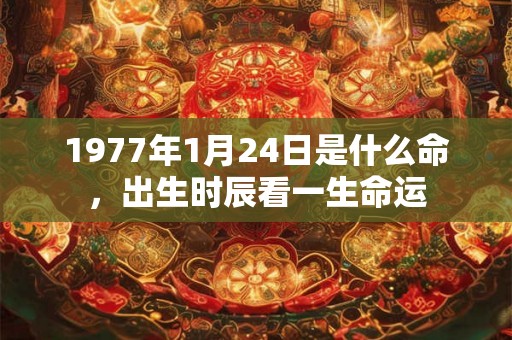 1977年1月24日是什么命,出生时辰看一生命运 1977年1月24日是什么命,出生时辰看一生命运