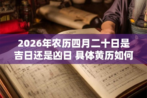2026年农历四月二十日是吉日还是凶日 具体黄历如何