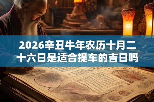 2026辛丑牛年农历十月二十六日是适合提车的吉日吗？
