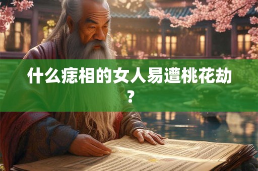 什么痣相的女人易遭桃花劫？