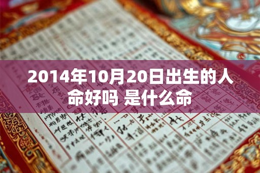 2014年10月20日出生的人命好吗 是什么命