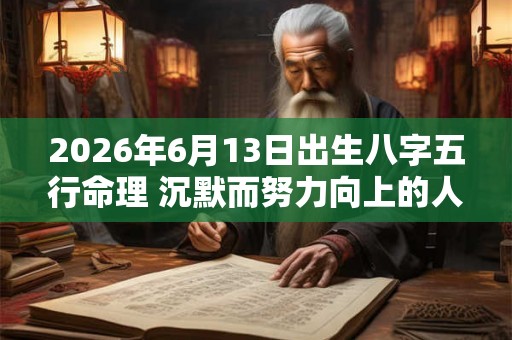2026年6月13日出生八字五行命理 沉默而努力向上的人 2026年6月13日出生八字五行命理 沉默而努力向上的人