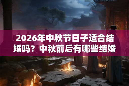 2026年中秋节日子适合结婚吗?中秋前后有哪些结婚吉日? 2026年中秋节日子适合结婚吗?中秋前后有哪些结婚吉日?
