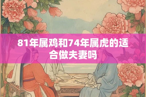 81年属鸡和74年属虎的适合做夫妻吗