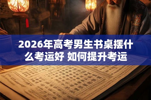 2026年高考男生书桌摆什么考运好 如何提升考运 2026年高考男生书桌摆什么考运好 如何提升考运