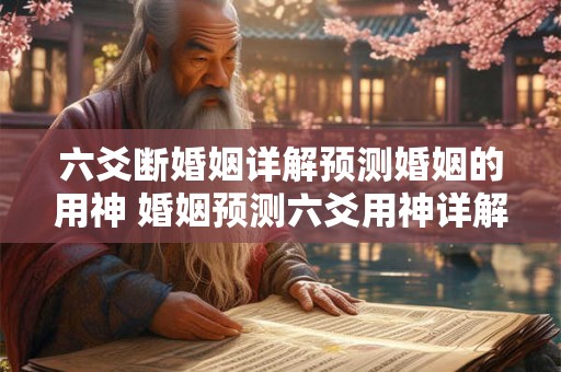 六爻断婚姻详解预测婚姻的用神 婚姻预测六爻用神详解