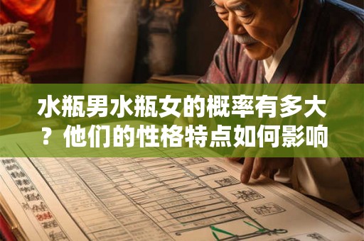 水瓶男水瓶女的概率有多大？他们的性格特点如何影响彼此关系