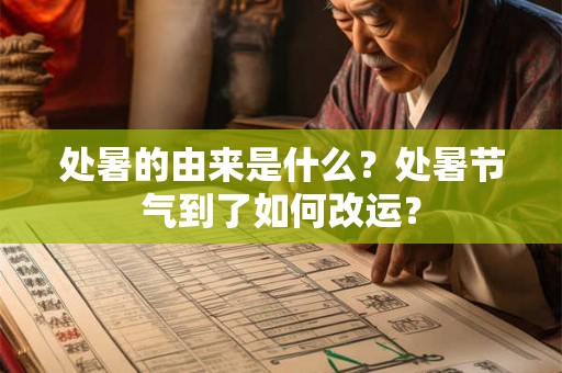 处暑的由来是什么？处暑节气到了如何改运？