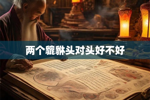 两个貔貅头对头好不好