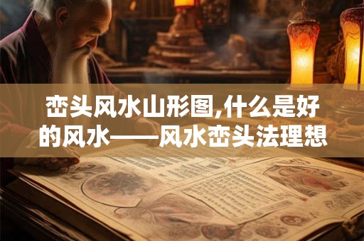 峦头风水山形图,什么是好的风水——风水峦头法理想布局