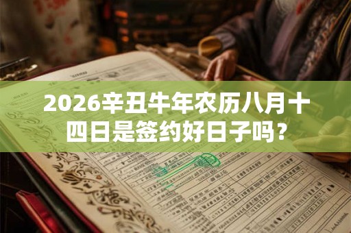 2026辛丑牛年农历八月十四日是签约好日子吗？
