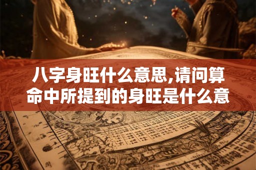 八字身旺什么意思,请问算命中所提到的身旺是什么意思？