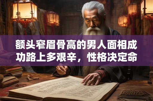 额头窄眉骨高的男人面相成功路上多艰辛，性格决定命运？
