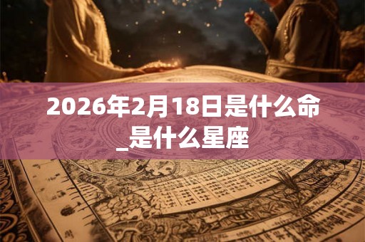 2026年2月18日是什么命_是什么星座