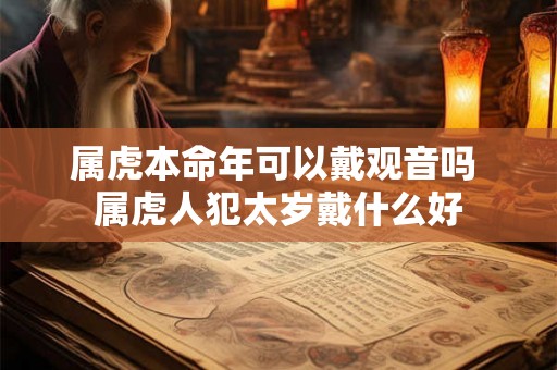 属虎本命年可以戴观音吗 属虎人犯太岁戴什么好