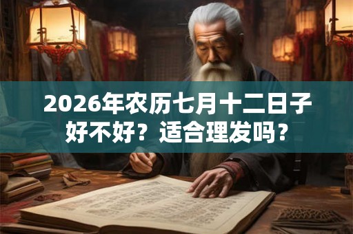 2026年农历七月十二日子好不好？适合理发吗？