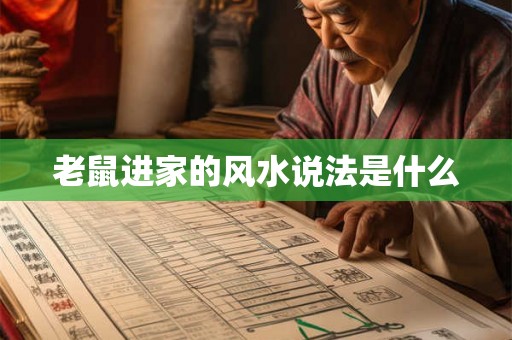 老鼠进家的风水说法是什么