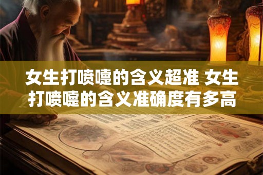 女生打喷嚏的含义超准 女生打喷嚏的含义准确度有多高