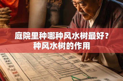 庭院里种哪种风水树最好？种风水树的作用