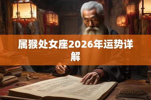 属猴处女座2026年运势详解