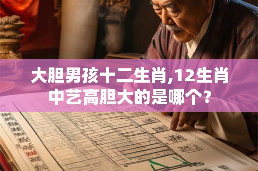 大胆男孩十二生肖,12生肖中艺高胆大的是哪个？