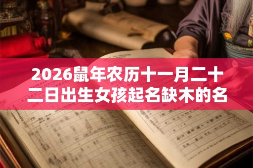 2026鼠年农历十一月二十二日出生女孩起名缺木的名字