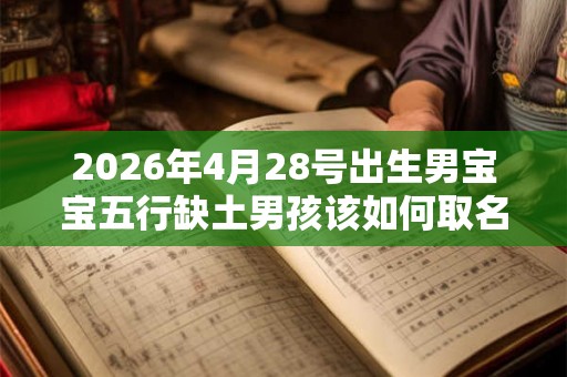 2026年4月28号出生男宝宝五行缺土男孩该如何取名